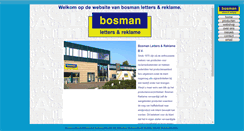 Desktop Screenshot of bosman-letters.nl