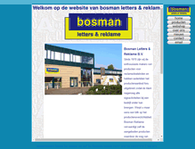 Tablet Screenshot of bosman-letters.nl